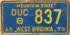 1975 West Virginia used car dealer gvg