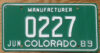 1989 Colorado Manufacturer exc