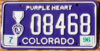1996 Colorado Purple Heart mint