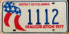 1977 District of Columbia Presidential Inaugural exc