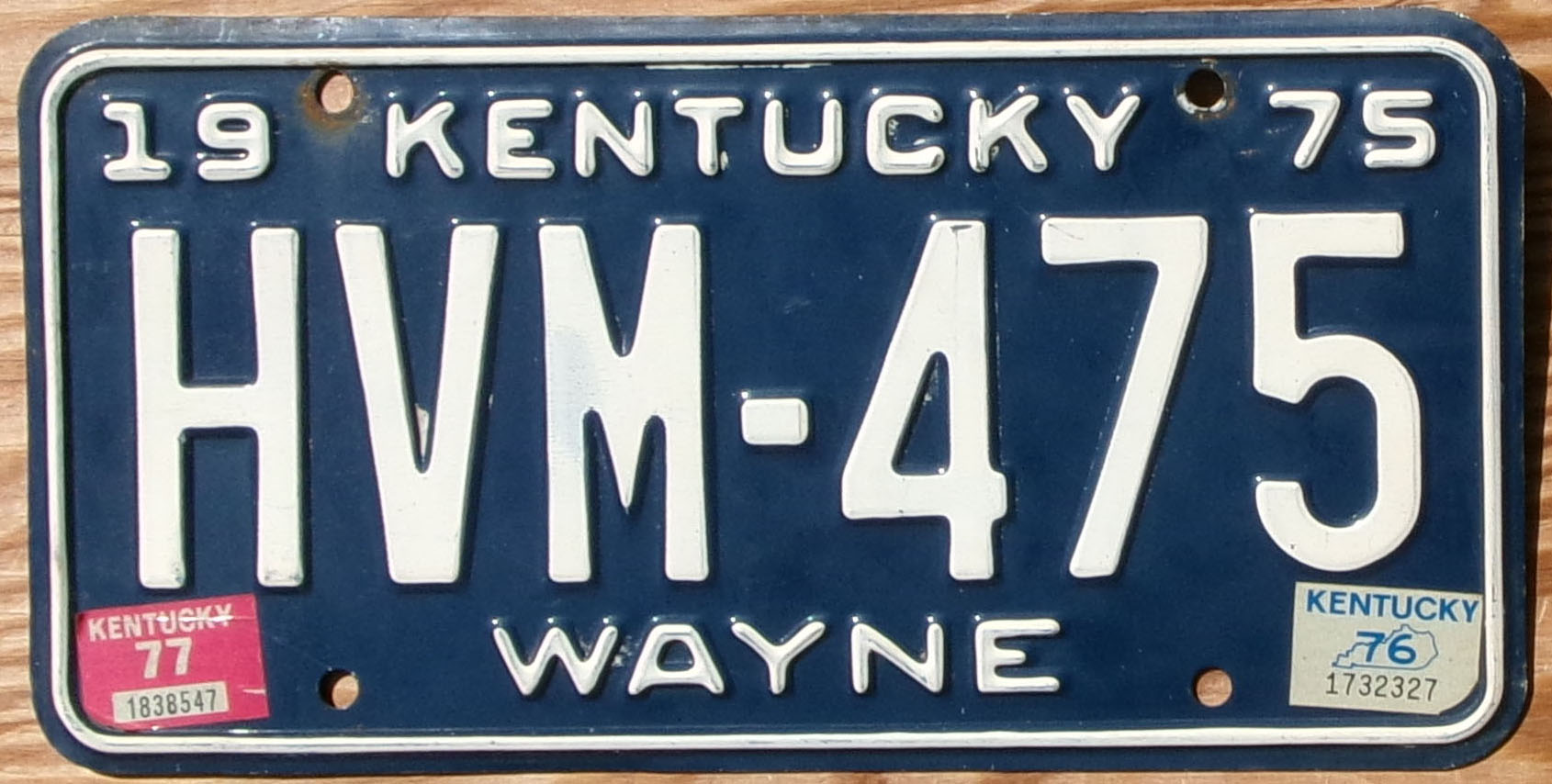1976 Kentucky vg
