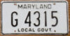 1981 Maryland local government vg-