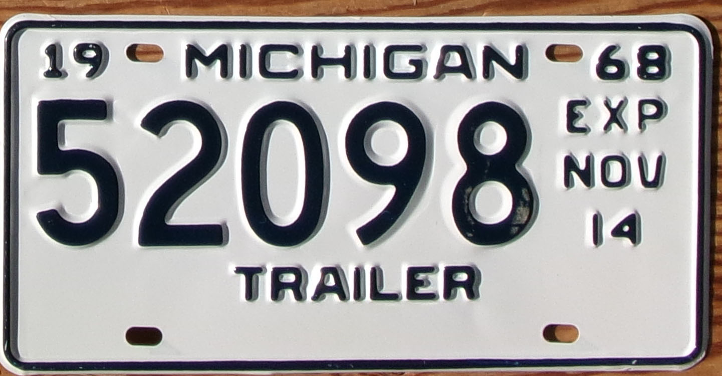 1968 Michigan trailer mint