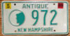 1989 New Hampshire antique nearly mint