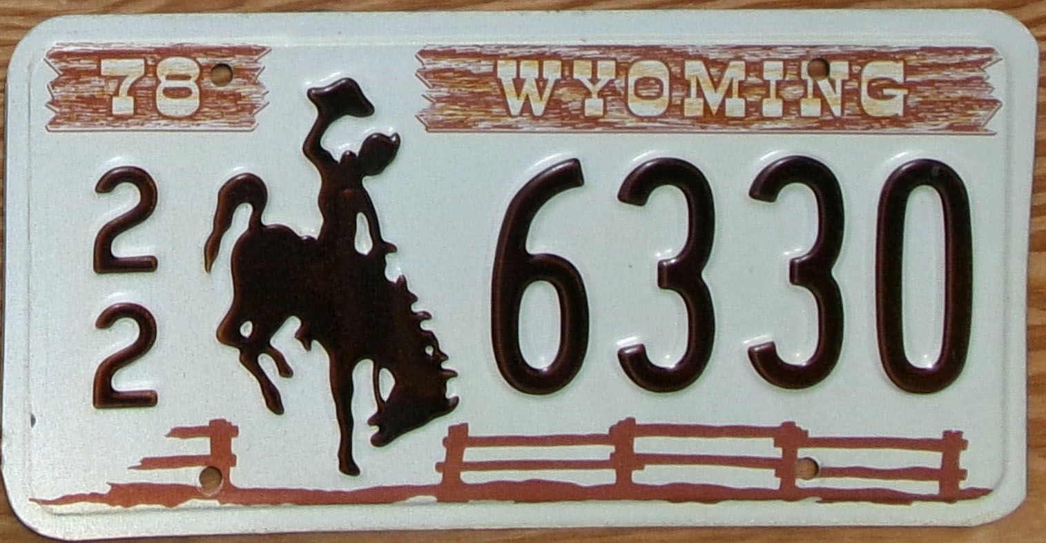 1978 Wyoming nearly mint