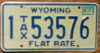 1983 Wyoming flat tax vg-ex