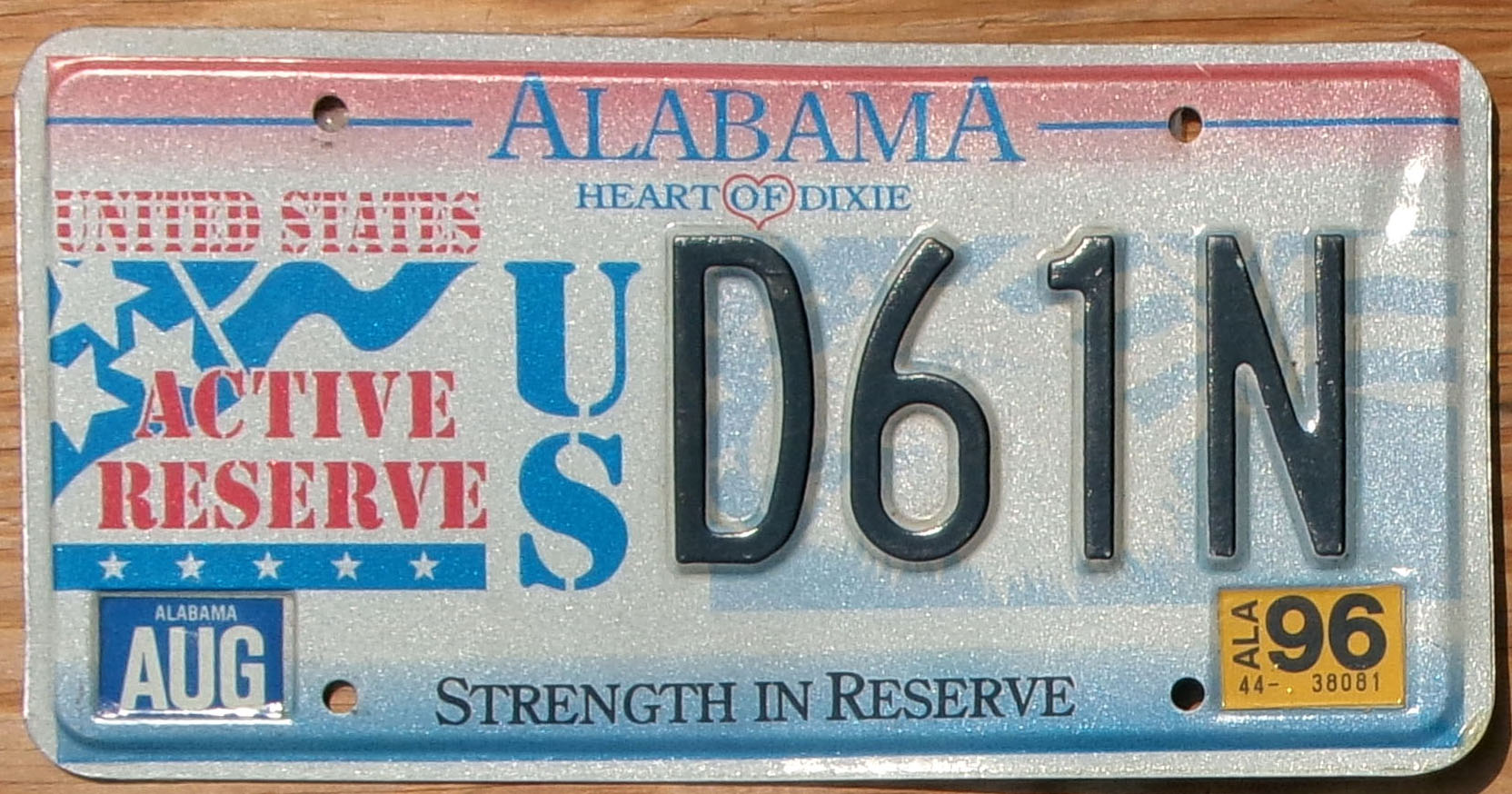1996 Alabama Active Reserve mint