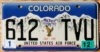 2012 Colorado 50th anniversary US Air Force vg+