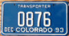 1993 Colorado transporter nearly mint