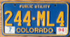 1994 Colorado public utility vg+