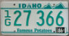 1986 Idaho vg