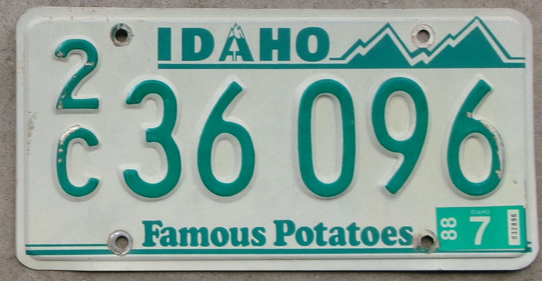 1988 Idaho vg-