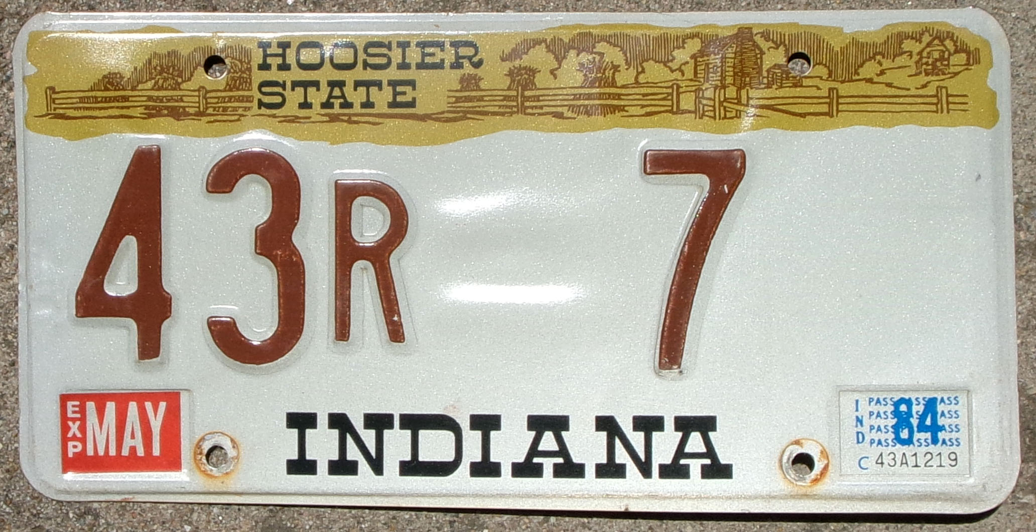 1984 Indiana #43R 7 vg-