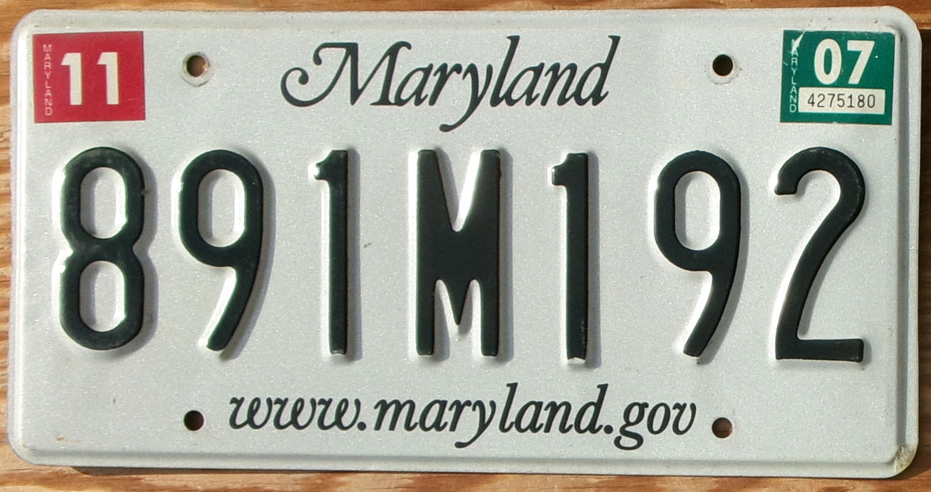 2007 Maryland truck vg