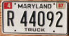 1987 Maryland truck vg-ex