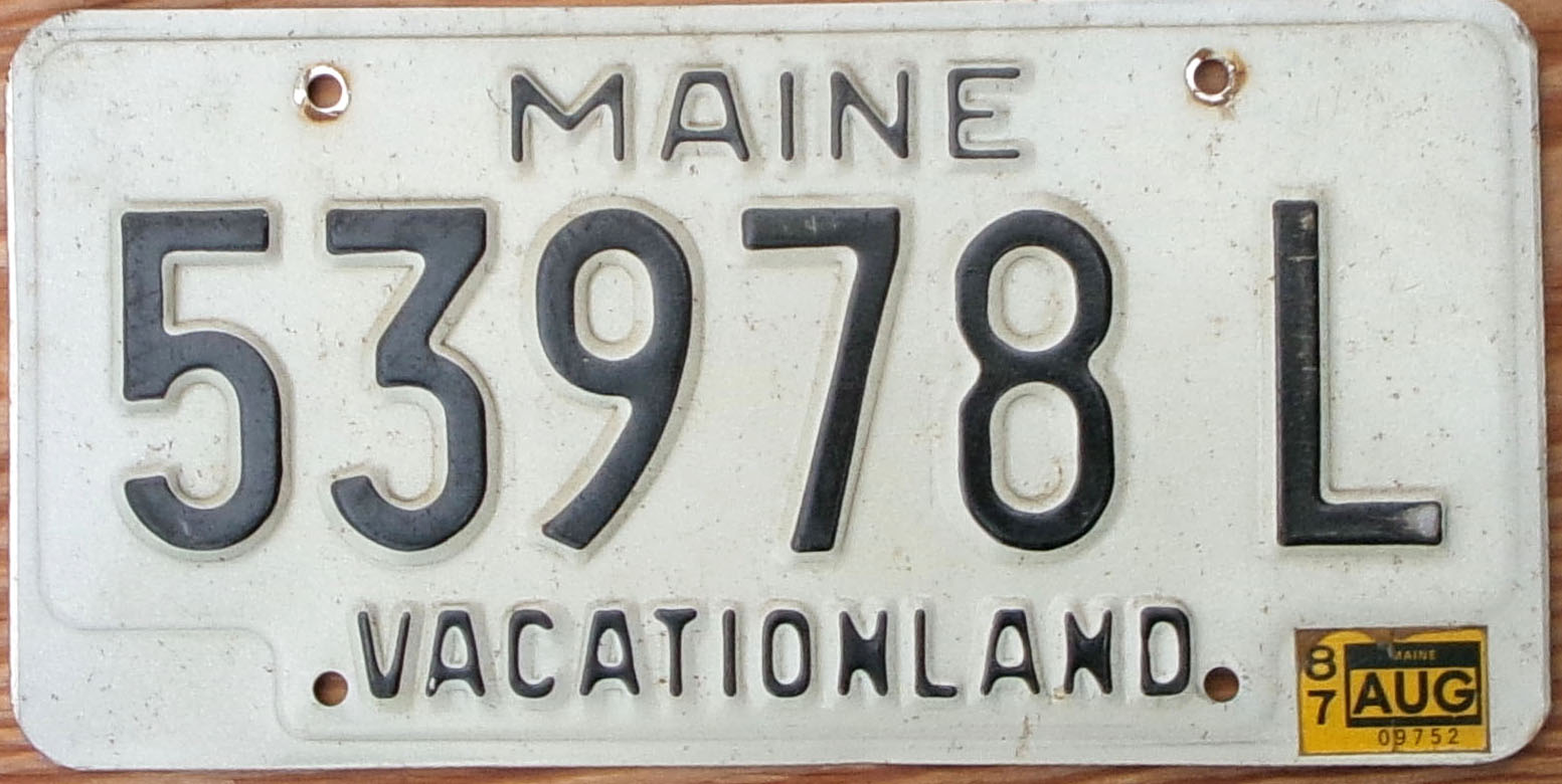 1987 Maine vg