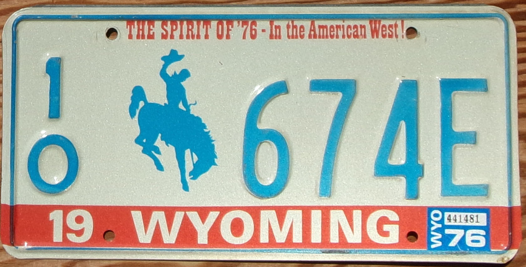 1976 Wyoming vg+