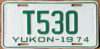 1974 Yukon Truck mint - NICE PLATE