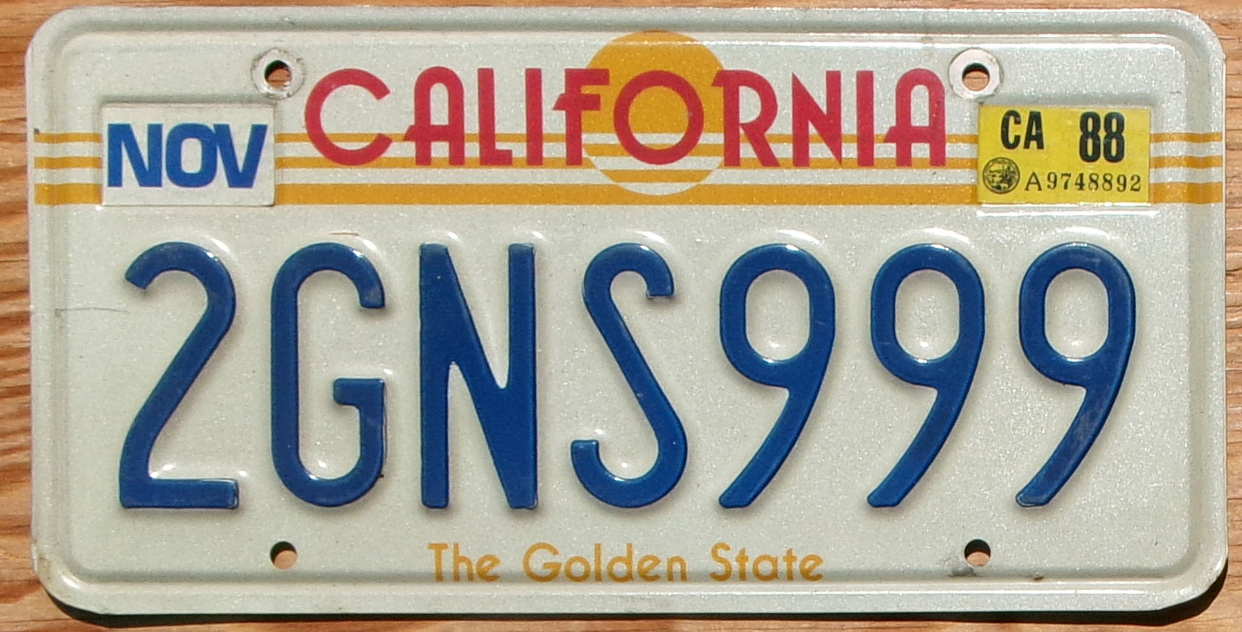1988 California sun base vg-