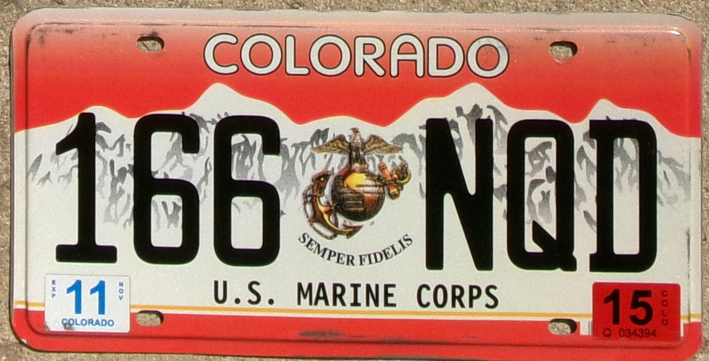 2015 Colorado Marine Corps vg+
