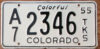 1955 Colorado truck vg+