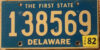 1982 Delaware vg-