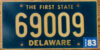 1983 Delaware vg+