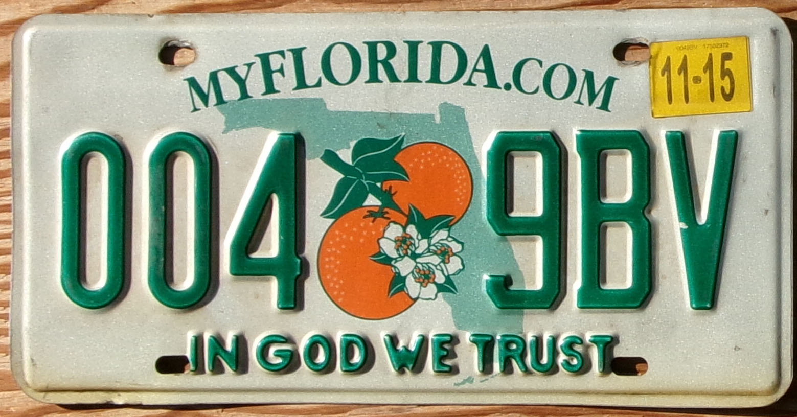 2015 Florida In God We Trust vg-