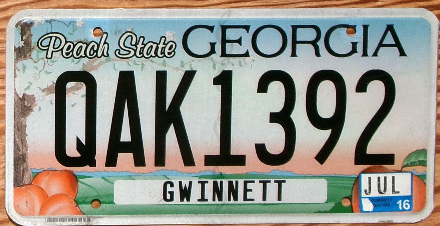 2016 Georgia - Colorful base vg