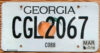 2019 Georgia plain base vg