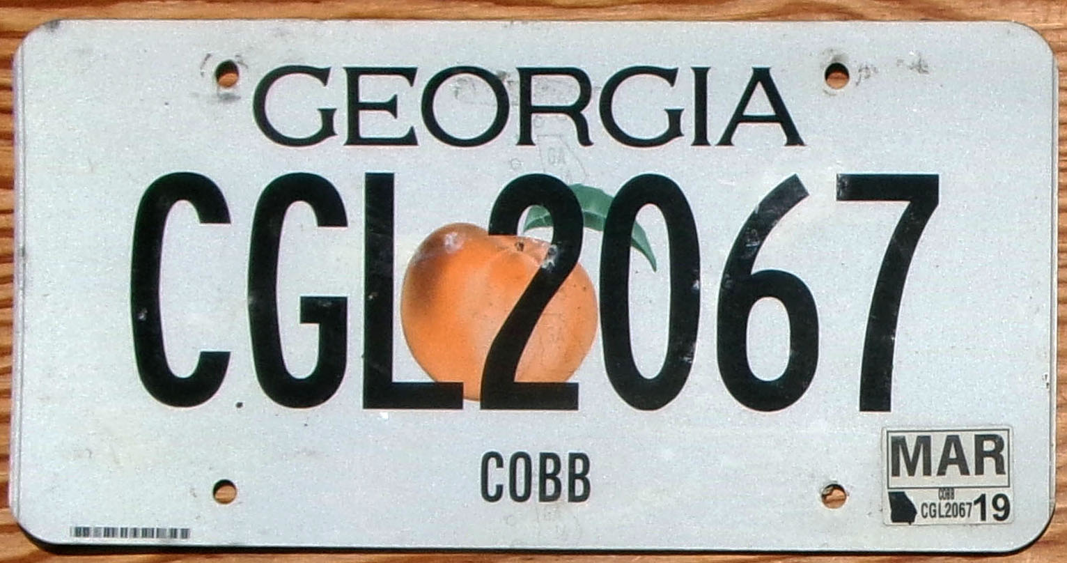 2019 Georgia plain base vg