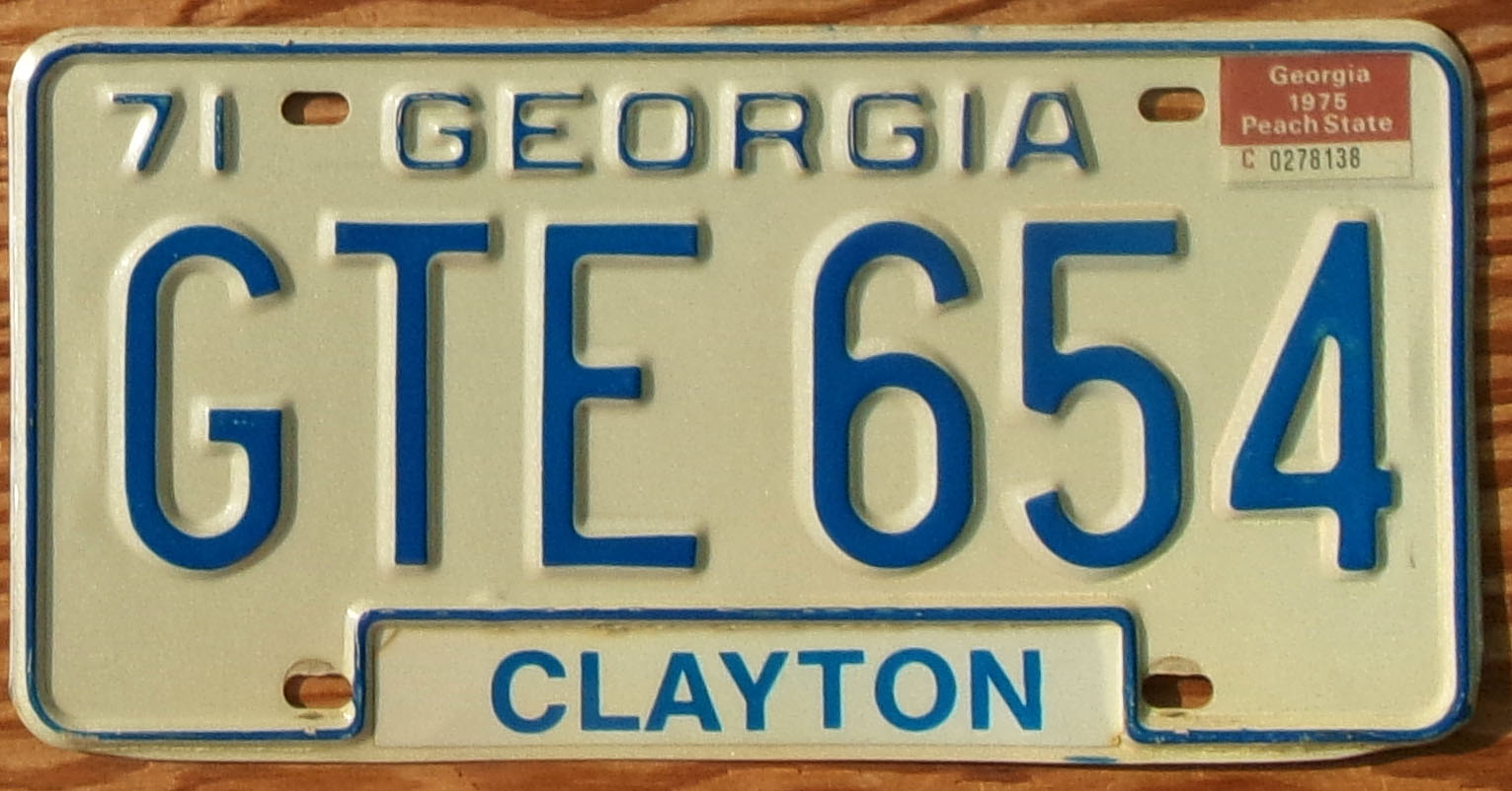 1975 Georgia vg-exc