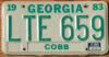 1986 Georgia vg-