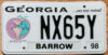1998 Georgia animal friendly mint