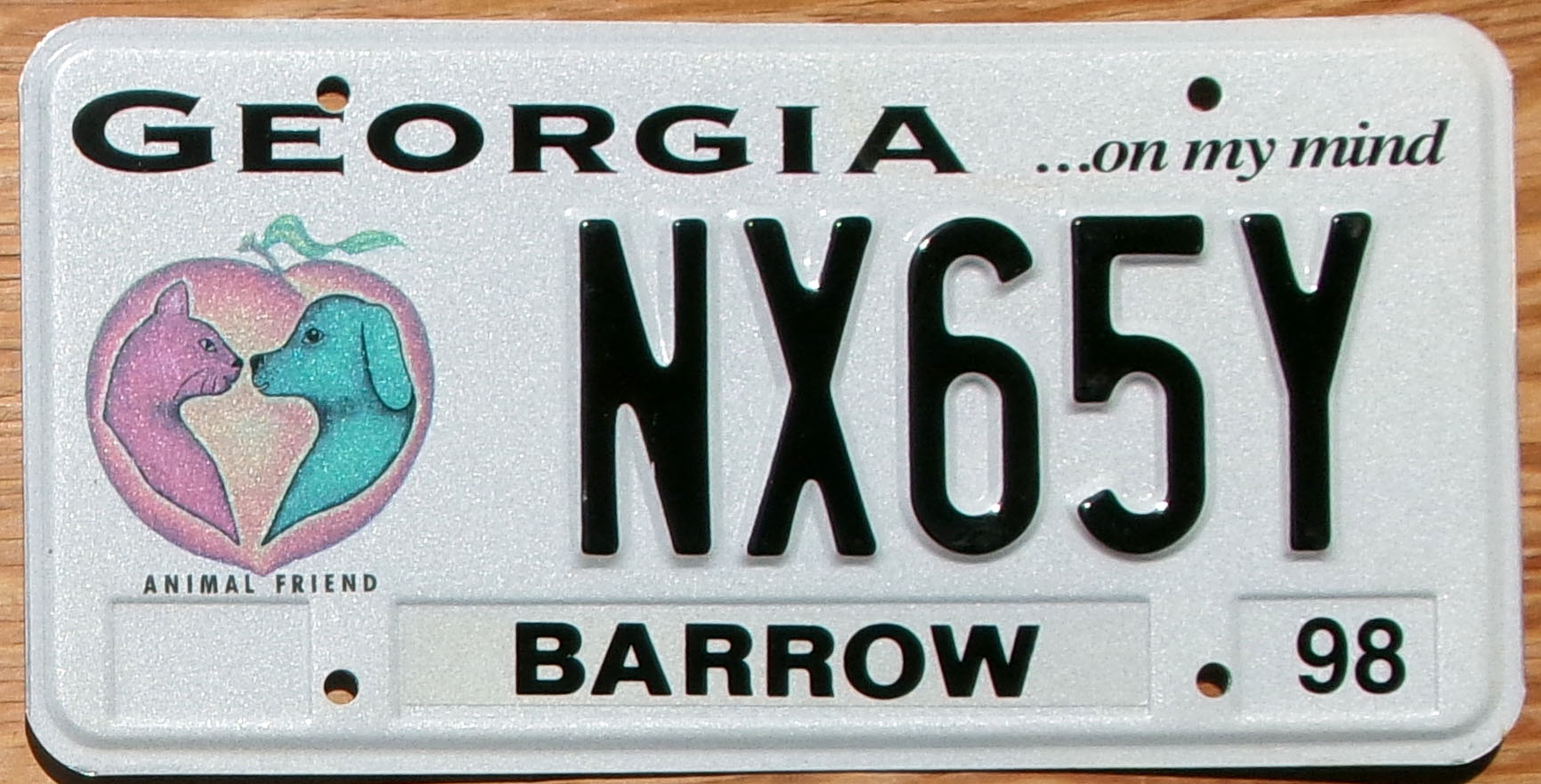 1998 Georgia animal friendly mint