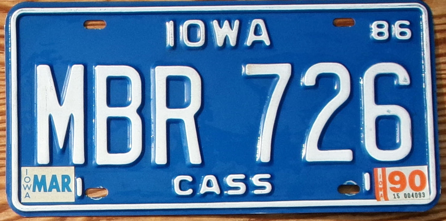 1990 Iowa vg+