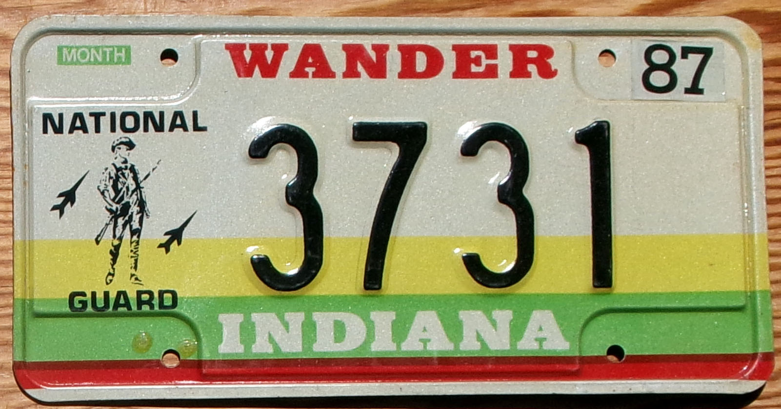 1987 Indiana National Guard nearly mint