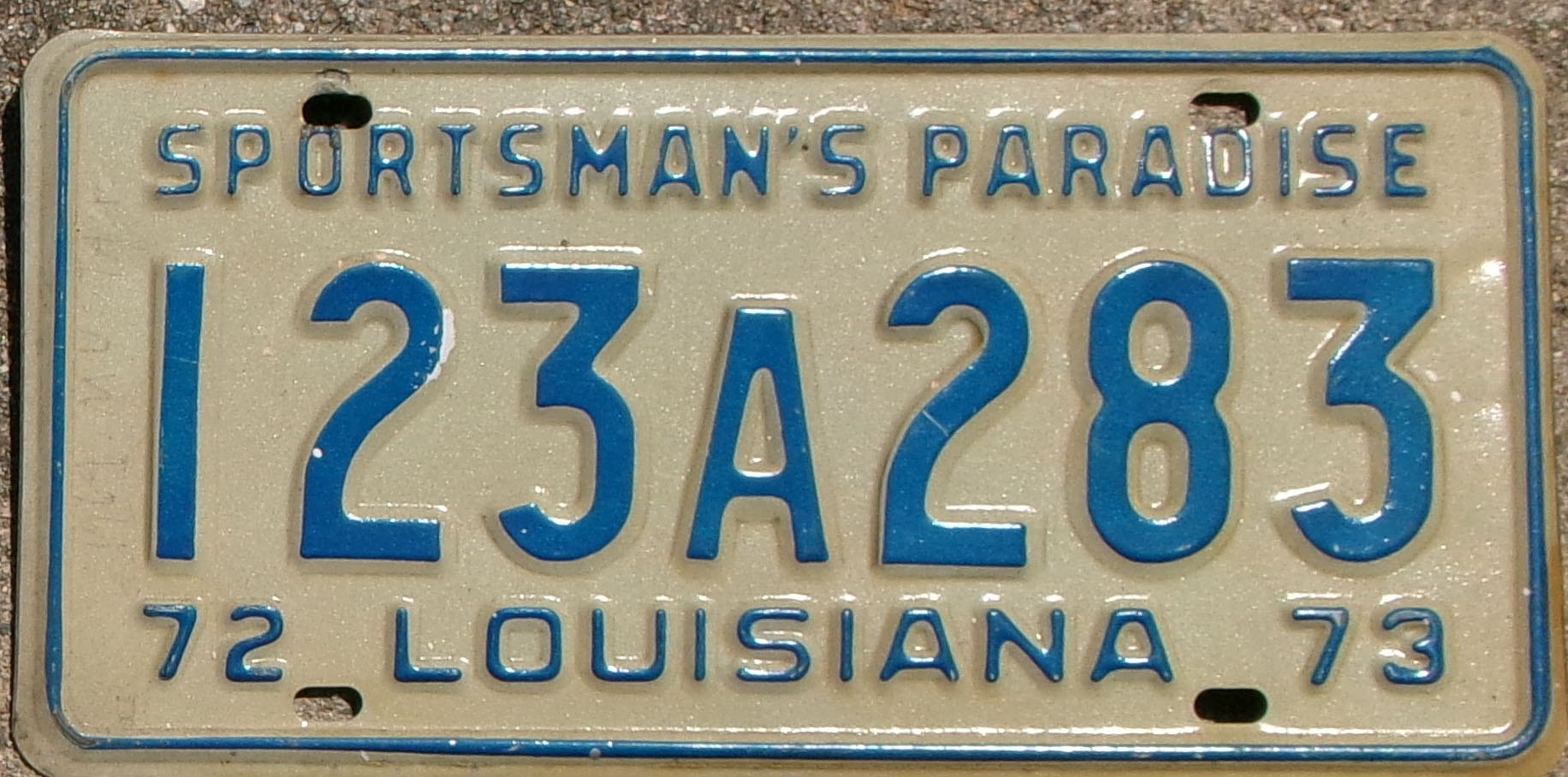 1972-1973 Louisiana exc-