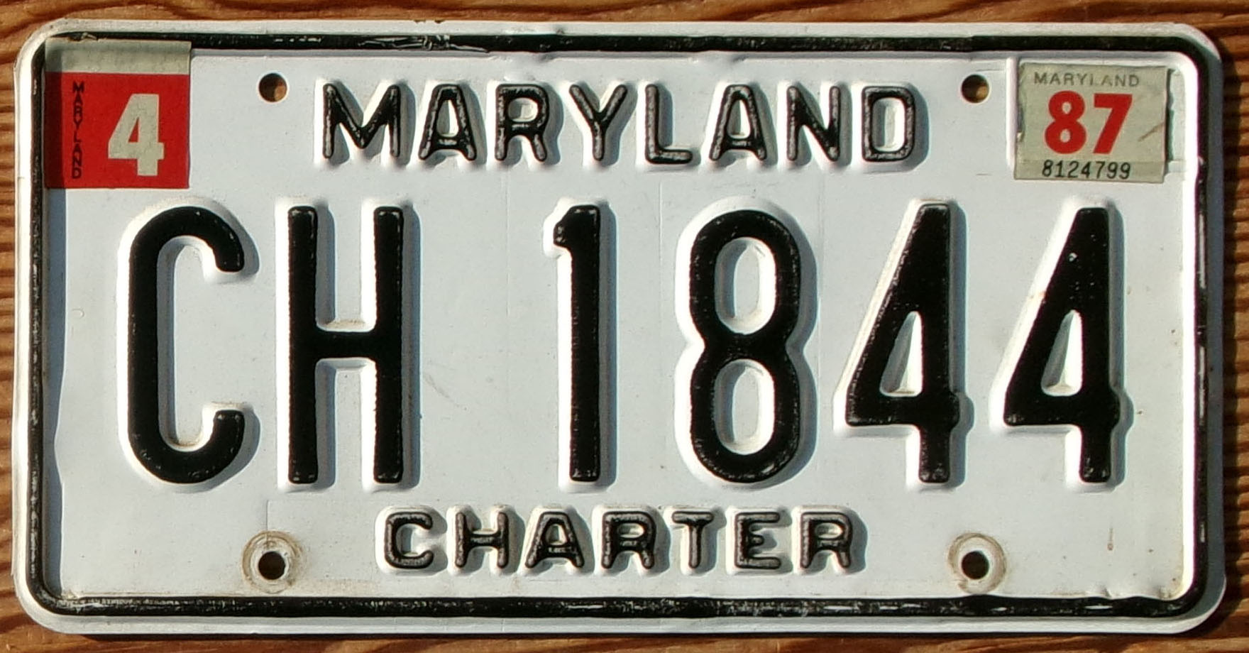 1987 Maryland charter bus vg-
