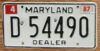 1987 Maryland dealer vg