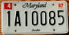 1987 Maryland dealer vg-