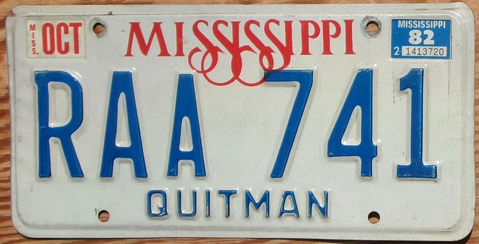 1982 Mississippi vg