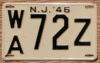 1946 New Jersey vg+