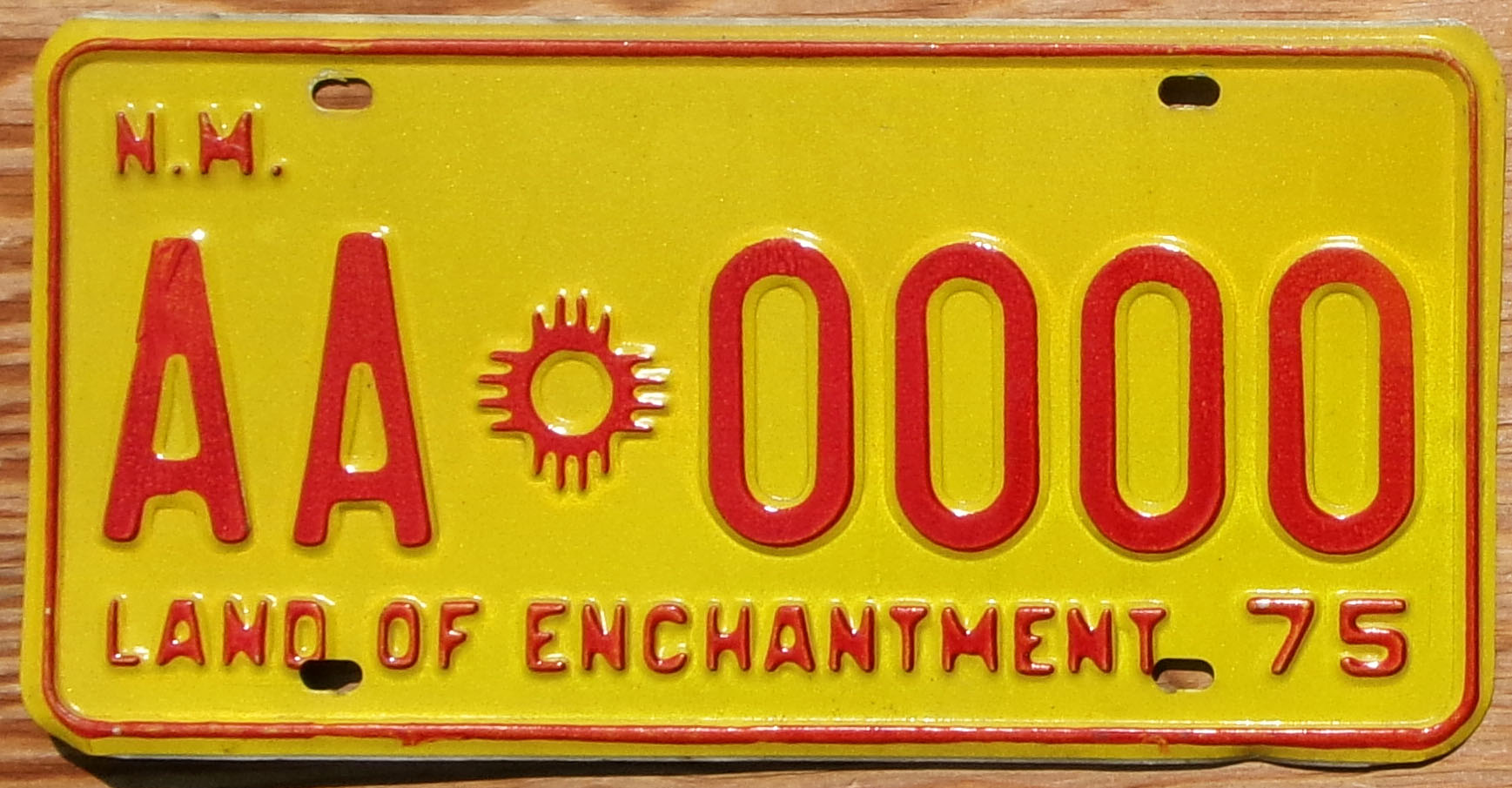1975 New Mexico truck sample mint