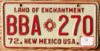 1976 New Mexico vg