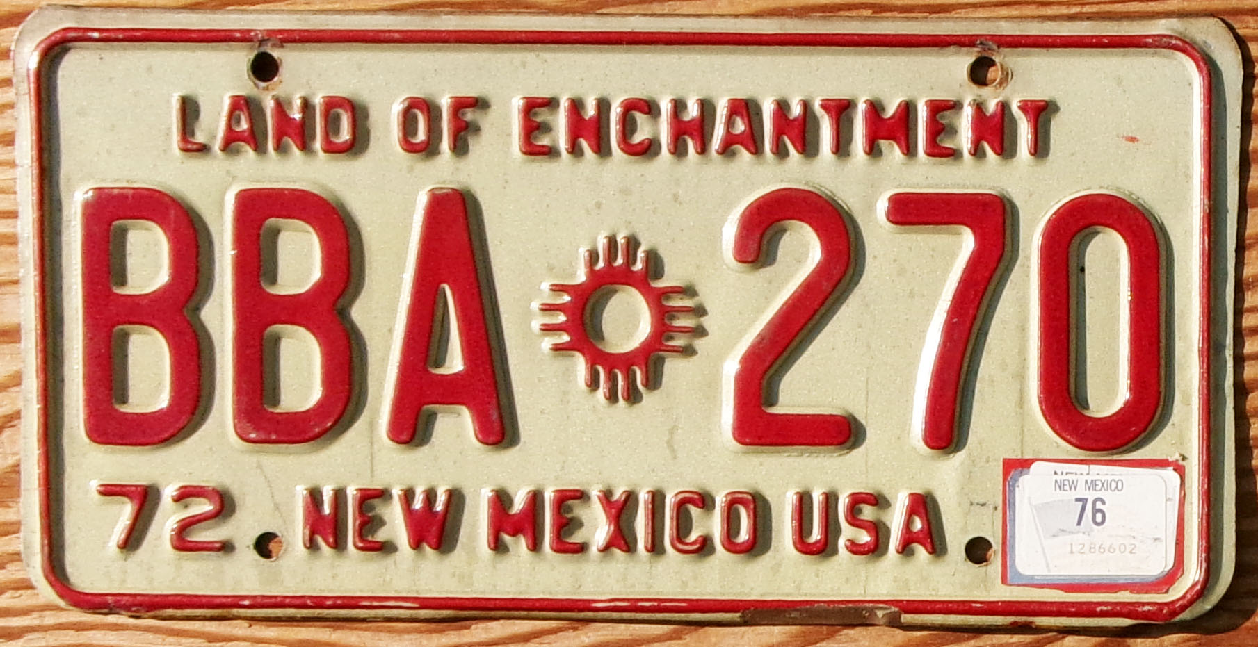 1976 New Mexico vg