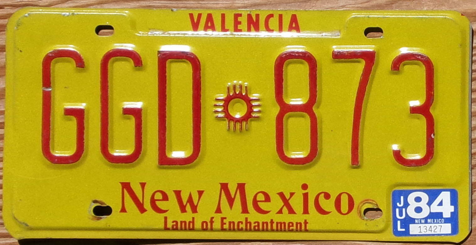 1984 New Mexico vg-