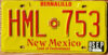 1986 New Mexico mint - NICE PLATE