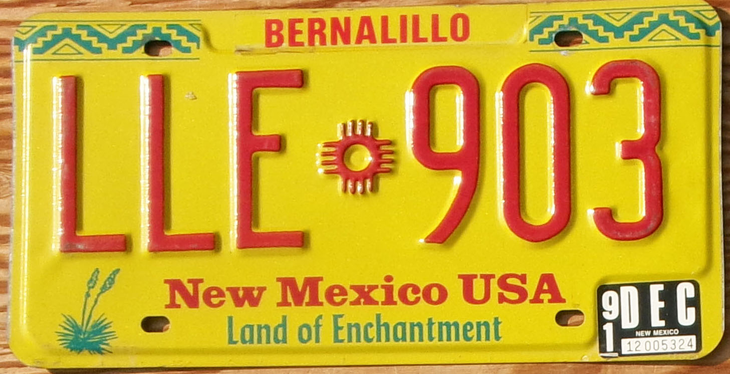 1991 New Mexico vg+