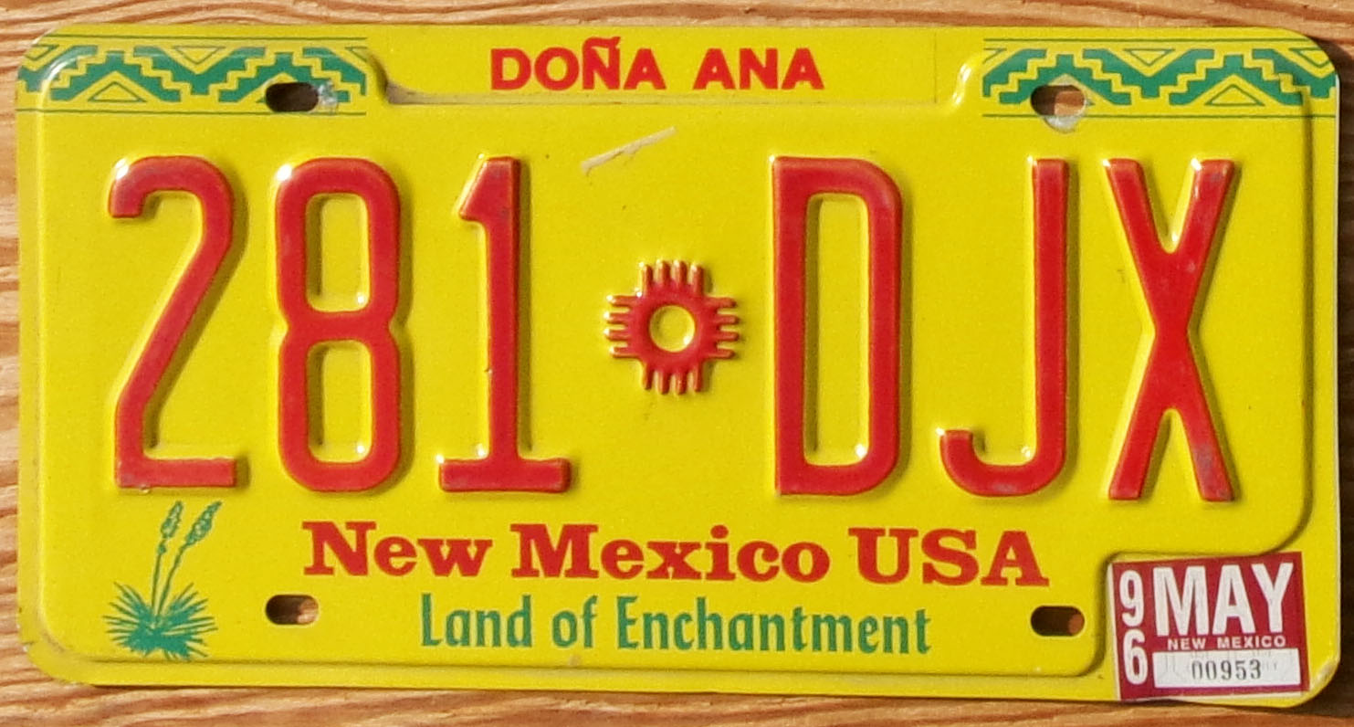 1996 New Mexico vg+